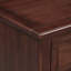 Brown 3 Bedside Cabinet, Stable Structure And Slide Bar, Bedroom Decor Nightstand With Frame Iron Handles, Storage Needs