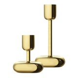 Nappula Candleholder Set of 2 Brass