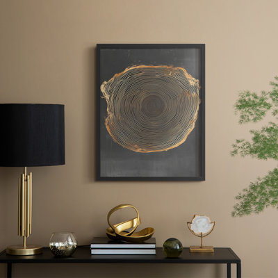 Abstract XCIX Framed Print - Ready To Hang - Made in USA