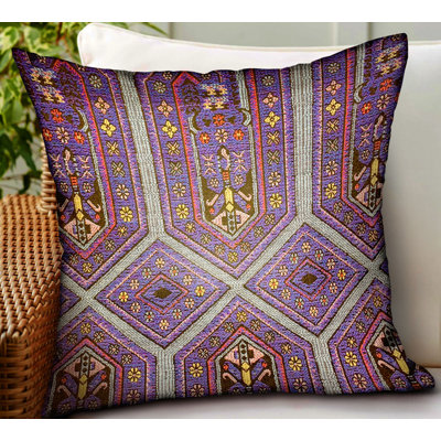 Coussin décoratif extérieur 12 po x 20 po Plutus Parisian