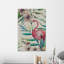 Floral Flamingo 1 Piece Wrapped Canvas Painting-1125025656