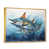 Gold Floater Framed