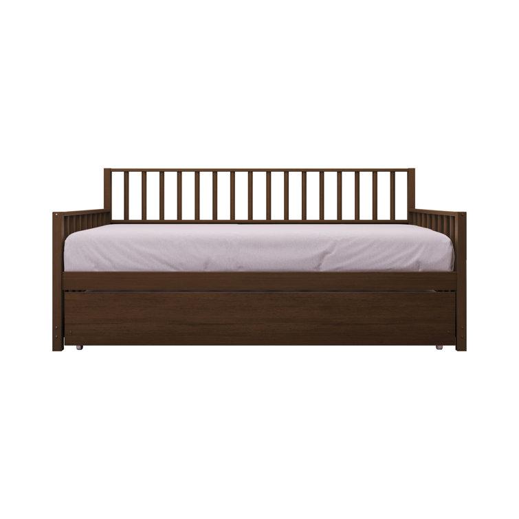 Odean Solid Wood Daybed with Trundle