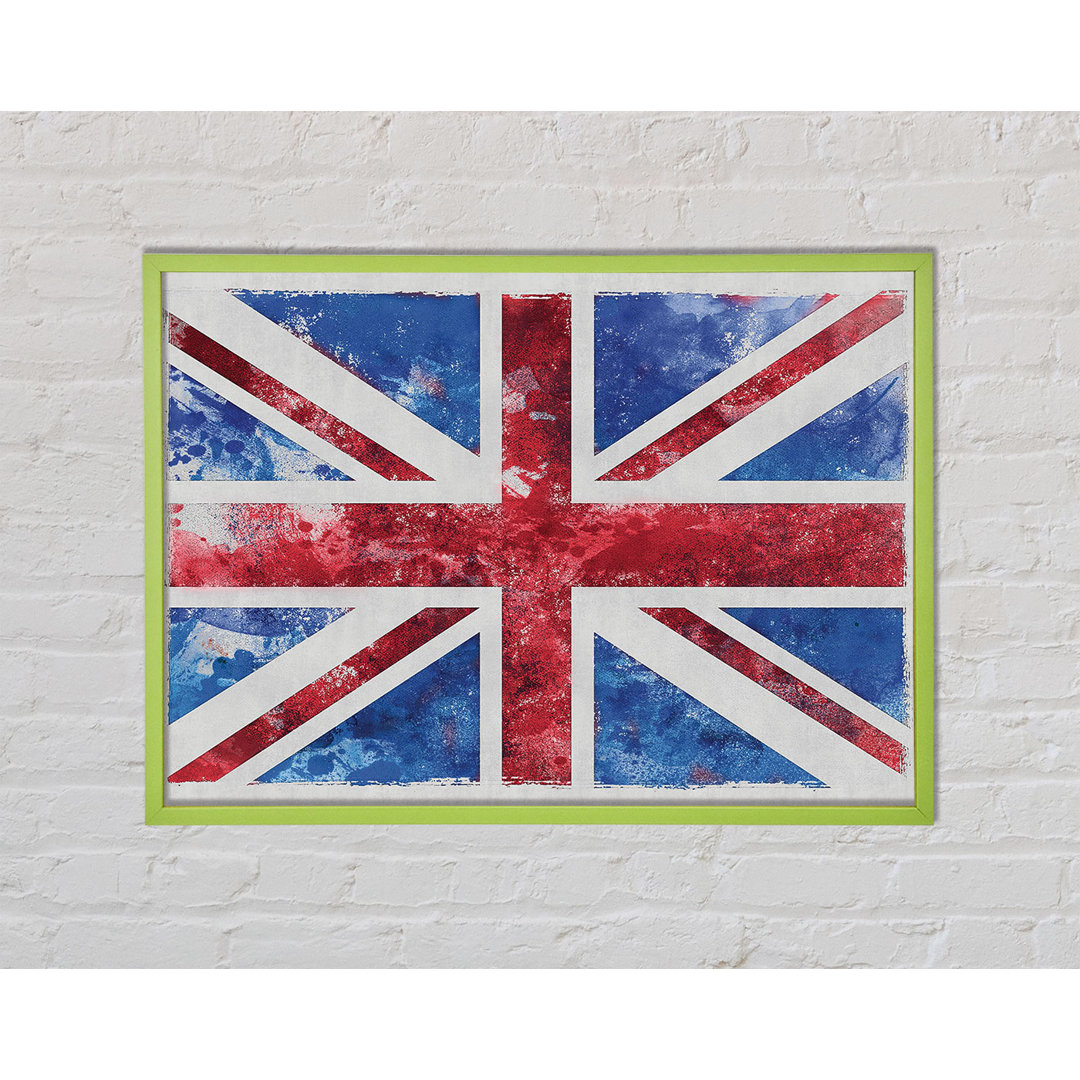 Armya Union Jack Washed Out - Einzelner Bilderrahmen Kunstdrucke