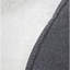 Tapis à poils longs double touffeté à la main en forme de cœur double de 4 po (28 po x 55 po)