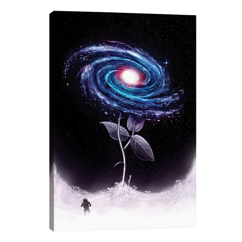 My Little Flower by Nicebleed Graphic Art on Canvas, 40" H x 26" W x 1.5" D