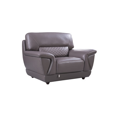 Alidade Faux Leather Armchair