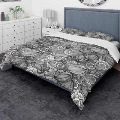 Traditional Polyester Geometric Shapes Duvet Cover