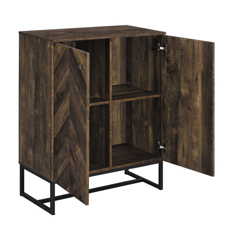 Armoire d'appoint en acier 2 portes Clarkesville