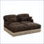 Canapé modulaire en chenille à imprimé léopard-125743056-125743047