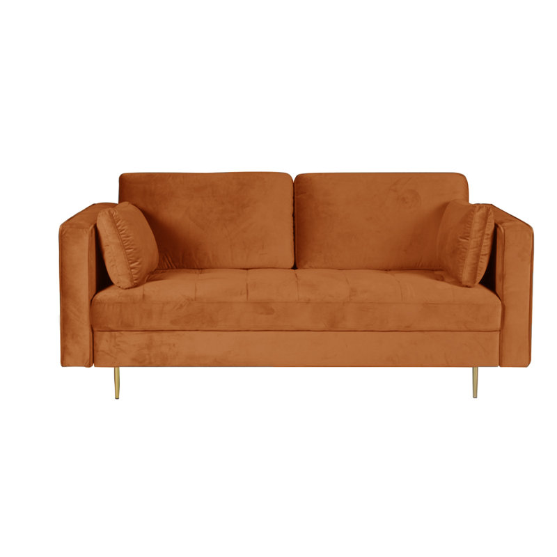 Athalia 2 Seater Loveseat, Orange