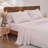 Classic Striped Sheet Set King Size, 100% Cotton Bedding Sheet 4 Pieces, Soft Breathable Percale Weave, Deep Pocket Sheet 17.5", Luxury Linen Like, Farmhouse Style-123229407-123229398