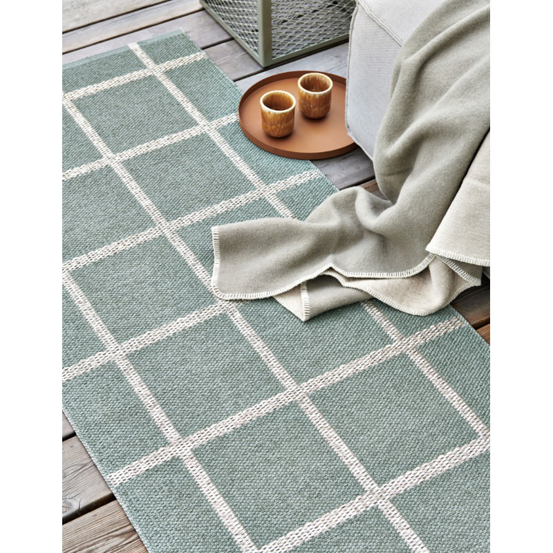 Tapis gris / ivoire Ada, Tapis de couloir 2 pi 3 po x 5 pi