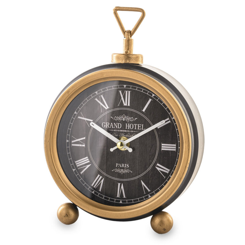 Metal Quartz movement / Crystal Tabletop Clock