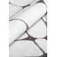 Tapis décoratif blanc à base géométrique tissé noir-289658877