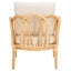 Chaise d'appoint avec coussin Coralie
