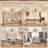 19.7 inch Low Profile Ceiling Fans with Lights and Remote-826018390