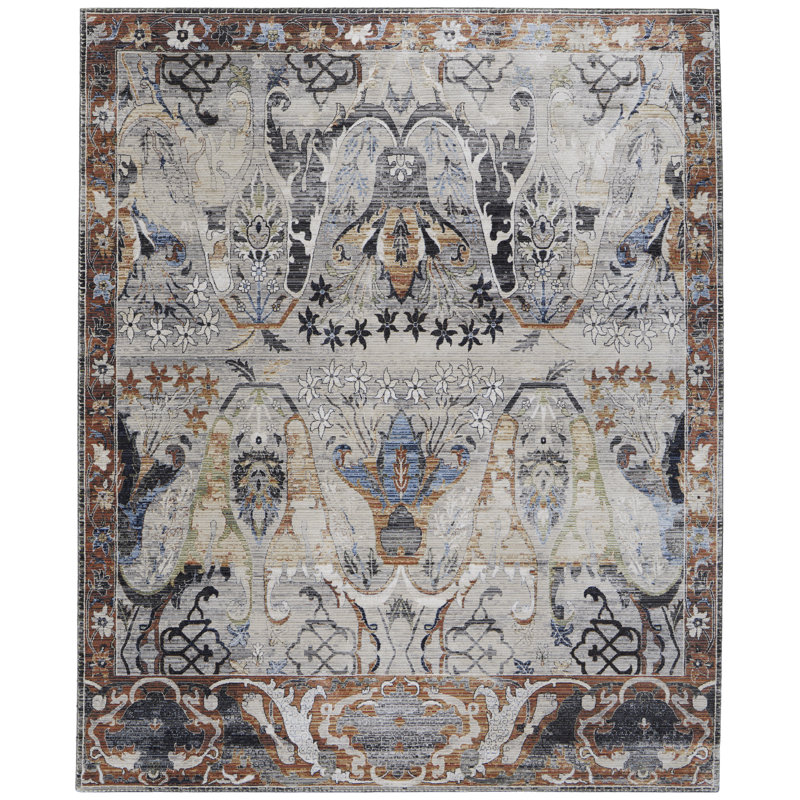 Claymore Performance Oriental Indoor Rug, Rectangle 9' x 12'8"