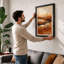 Layers of Light Modern - Framed Print-1048109964-1048110002