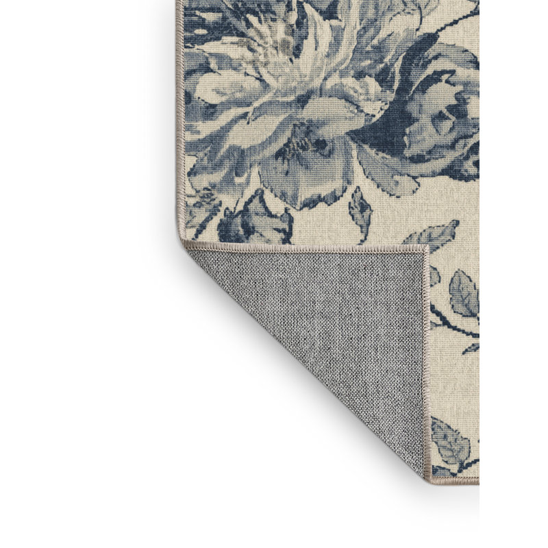 Tapis beige traditionnel lavable à la machine Pauleth, 2 x 5