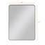 Miroir rectangulaire en métal