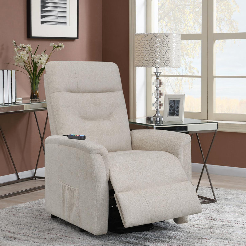 Fauteuil inclinable beige Beige