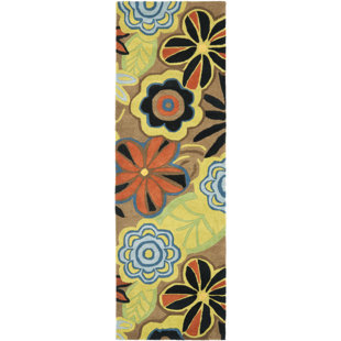 Amini Hand Tufted Wool & Viscose Pile Floral Rug