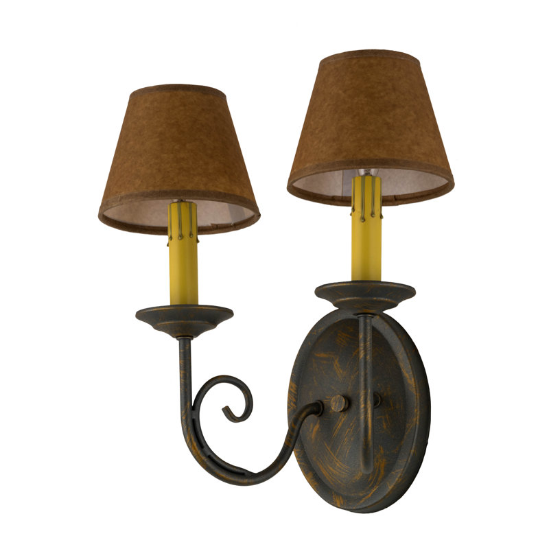 Lampe murale bougie 2 lumières Roemer