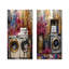 Ensemble de 2 pièces de savon à lessive or et mauve I - ensemble de décoration murale-1053252735-1053252675