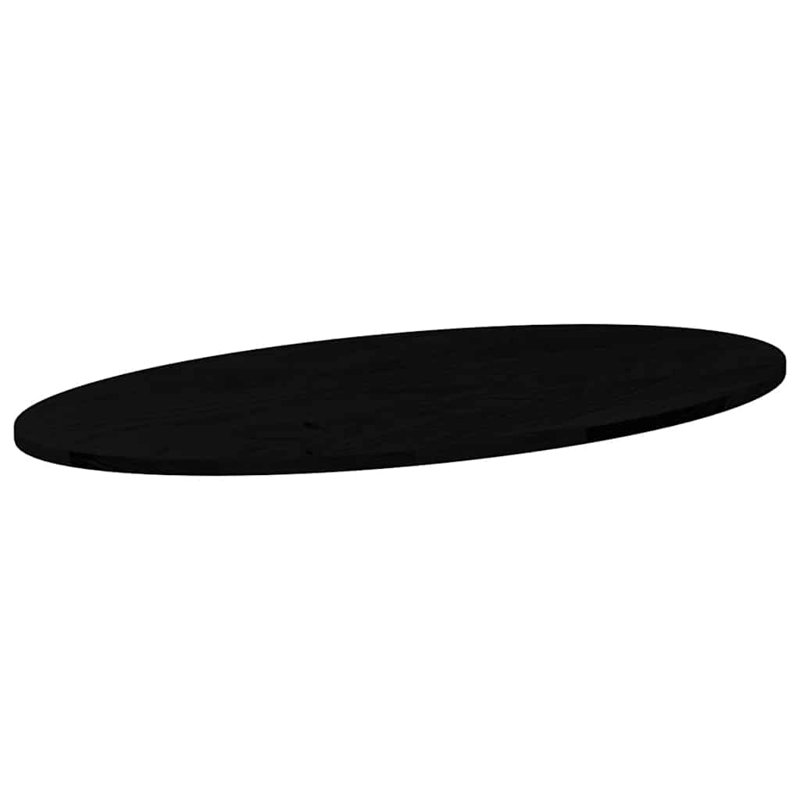 2-24 Solid Wood Table Top, 2cm H x 100cm W x 50cm D, Dark brown