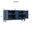 Buffet élégant avec portes à motif ondulé, armoire d'appoint-2007428742