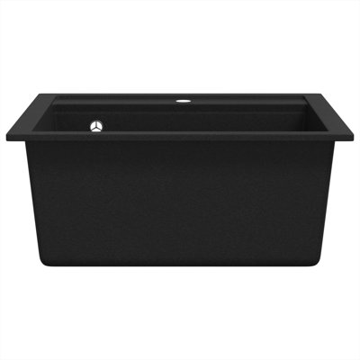 Emeline Belfry Kitchen Single Bowl Stone Flush Kitchen Sink