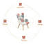 Chaise d'appoint moderne avec repose-pieds-1420234972