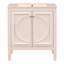 Meuble-lavabo de 30 po avec lavabo, deux portes avec tablette, charnières de porte à fermeture en douceur, style rétro-111123969