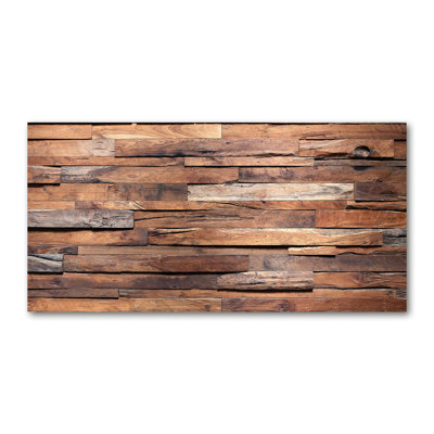 Wooden Wall - Wrapped Canvas Print