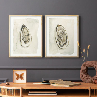 Soft Half Shell I-Premium Framed Print -Ready to Hang - No Nails Required - No Nails Required