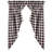 Cotton Checkered Swag Window Valance
