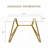47.3'' Rectangular Glass Dining Table for 1-6-1317823820