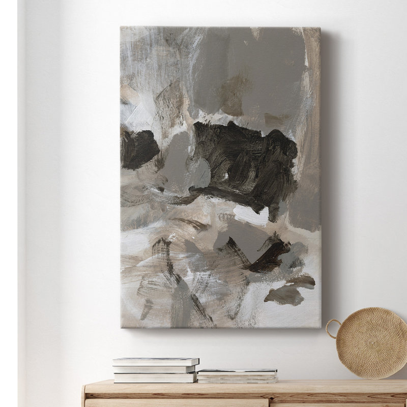 Moka I - peinture sur toile tendue, H 27 po x l 16 po x P 1,5 po