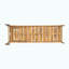 Chaise longue d'extérieur avec roulettes Riviera, structure en bois d'acacia (ensemble de 2)