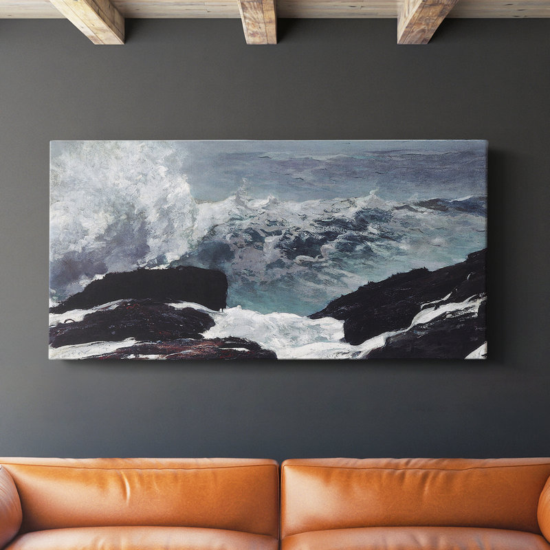 Série paysage - CDL XXXII - Toile tendue avec châssis - Prêt à accrocher, H 20 po x l 40 po