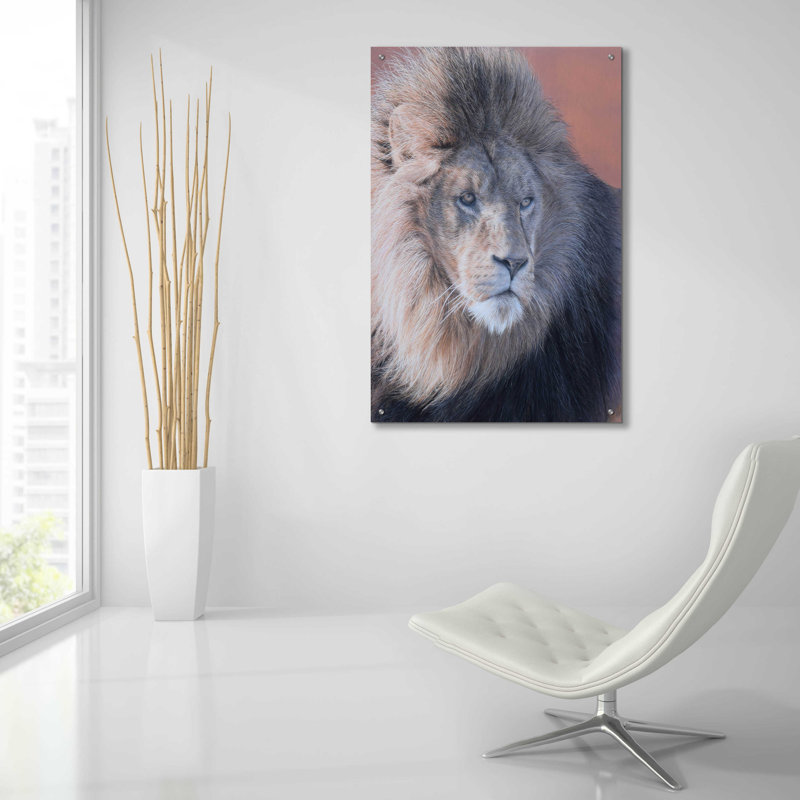«Christian» par Sam Dolman, art mural en verre acrylique, H 36 po x l 24 po x P 0,2 po