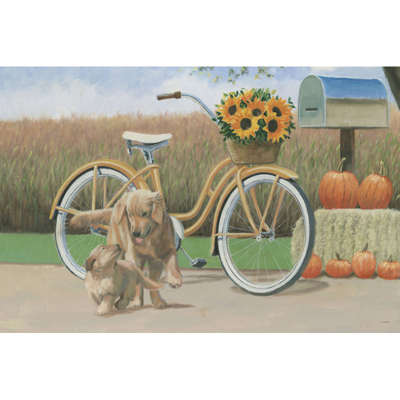 «Fall Bounty I» par James Wiens - impression sur toile tendue, H 8 po x l 12 po, Non, Imprimé à cadre argenté