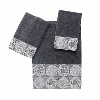 Galaxy Granite Soft Cotton Towel Set - 3pc Absorbent Luxury Collection