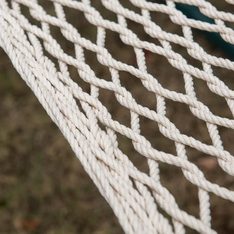 Hamac double en corde de coton Lazy Daze, Naturel