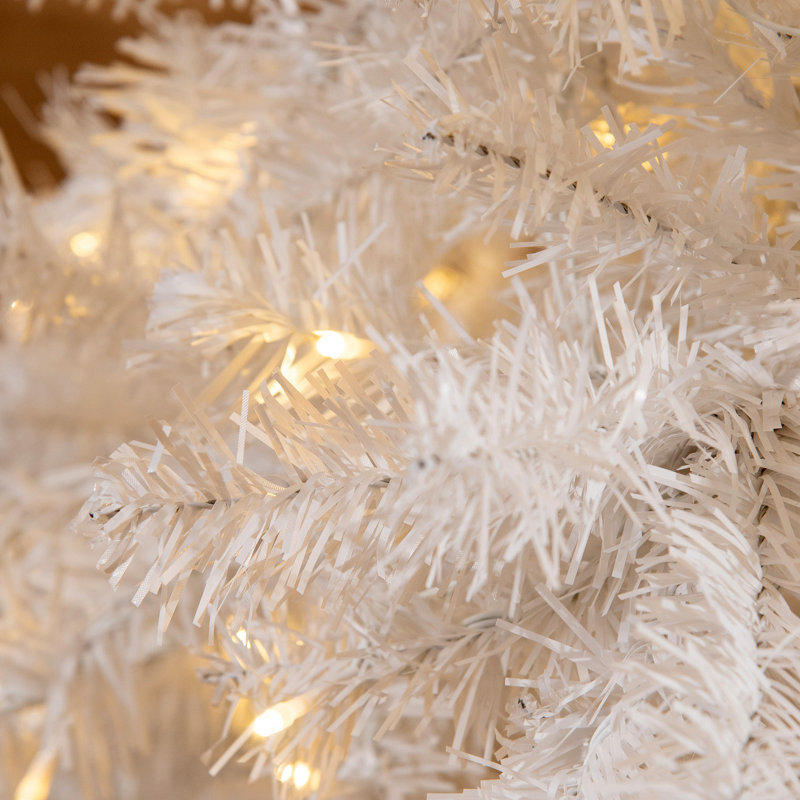 Sapin de Noël artificiel de 6 pi avec des branches réalistes, 250 lumières DEL chaudes et 1000 pointes