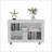 Console Table Cart, 5 Shelves, 4 Casters-1028637244