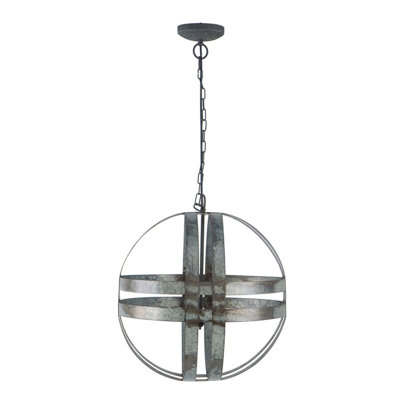 Suspended luminaire with adjustable chain