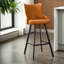 Chaise d'appoint orange à dossier solide (ensemble de 6)-892372938-892372976-892372983