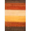 Desert Gabbeh Wool Striped Area Rug in Brown/Yellow/Orange-1430501831